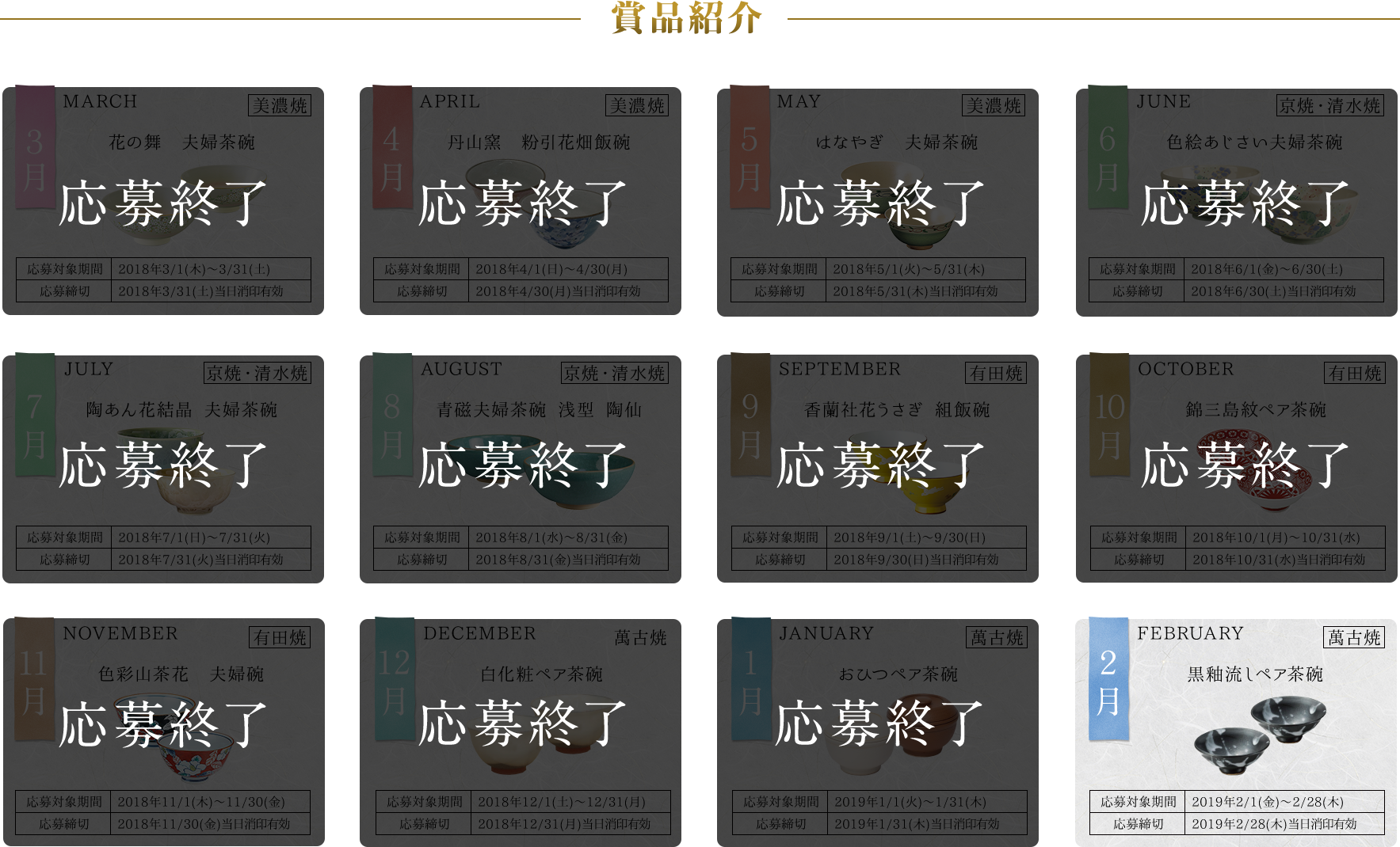 賞品紹介
